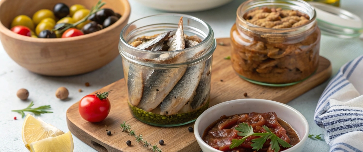 Conservas Anchoas y atún en conservas